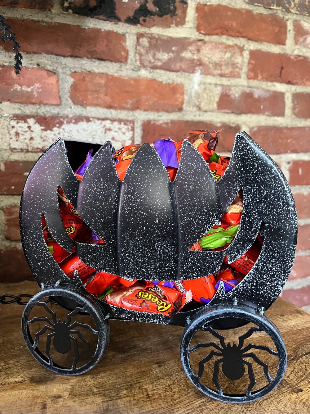 Martha Stewart Black "Boo" Halloween Train Candy Holder - Picture 5 of 16